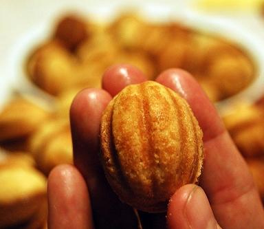 рецепт печенья орешки в форме
