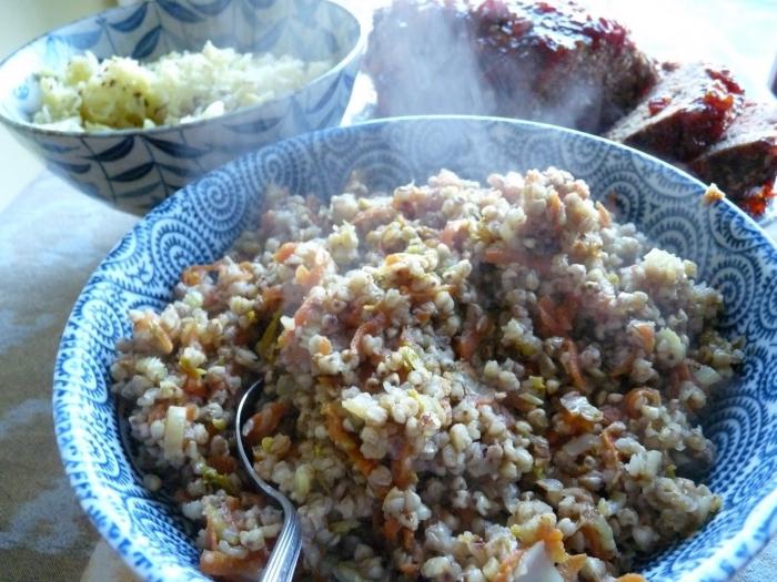 buckwheat and minced meat