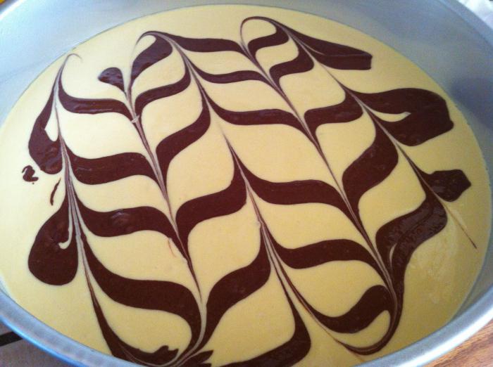 marble cake in the multicooker Polaris