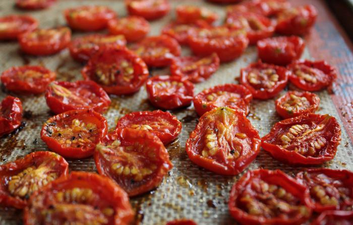 как правильно сушить помидоры в духовке