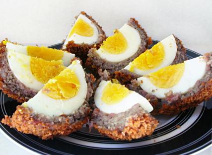 boiled eggs according to scottish recipe