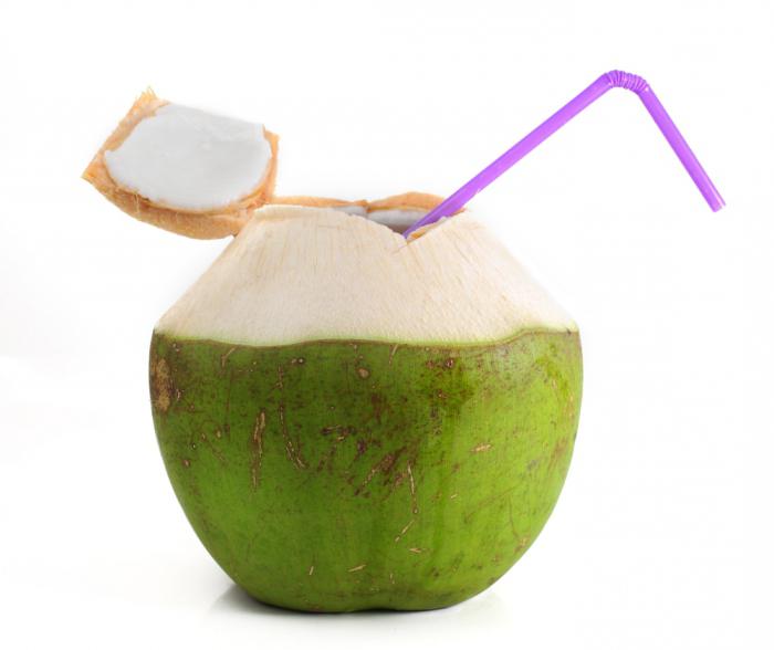 кокосовая вода состав 