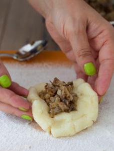 постные зразы картофельные с грибами с фото 