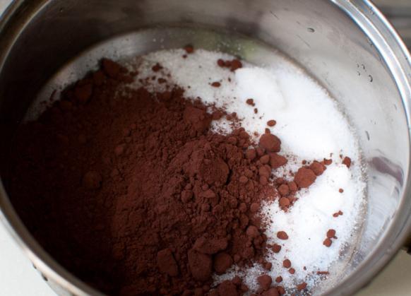 приготовить глазурь из какао порошка 