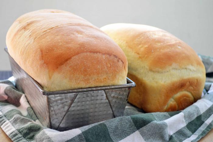 белый хлеб в духовке 