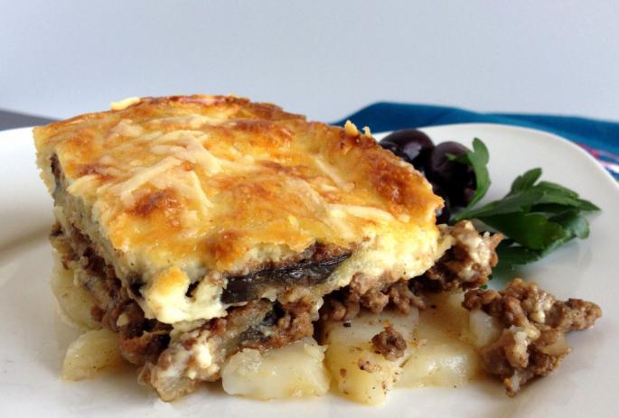 Greek Baked Eggplant