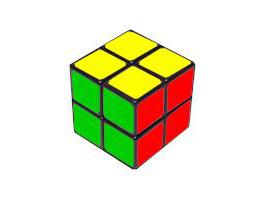 сборка кубика рубика 2х2 