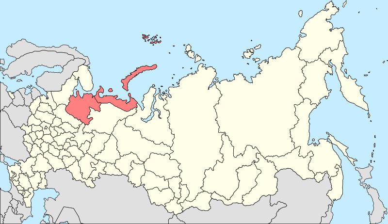 Карта Архангельска