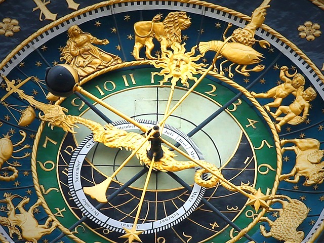 Рельефный астрологический компас