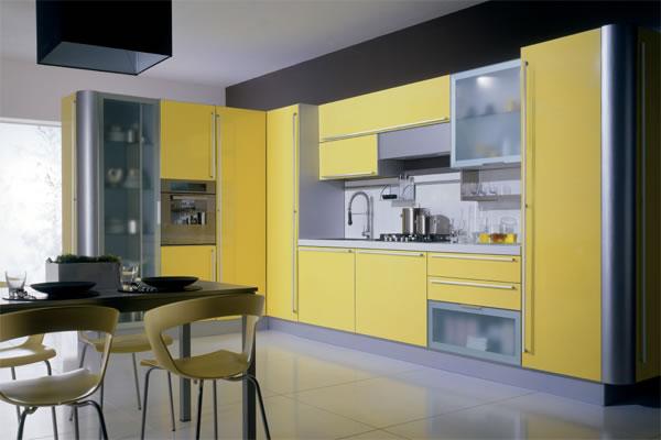 Желтые кухни в интерьере реальные