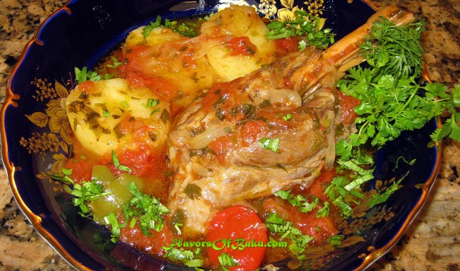 Азербайджанский суп бозартма