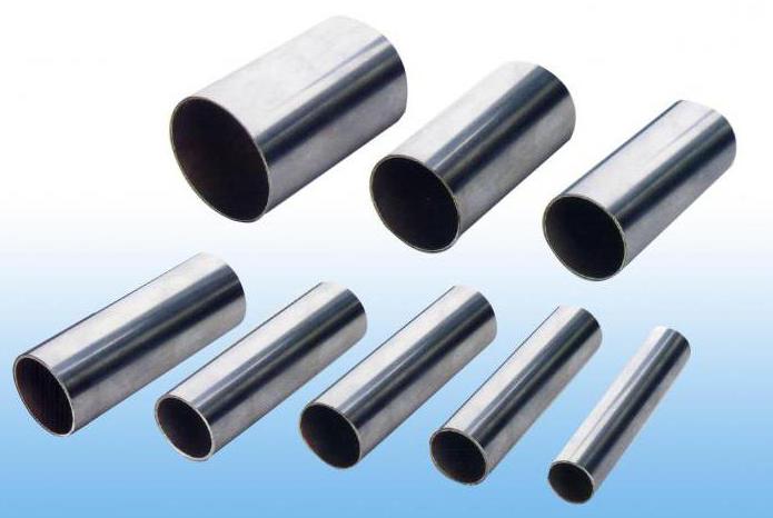 assortment of seamless steel pipes