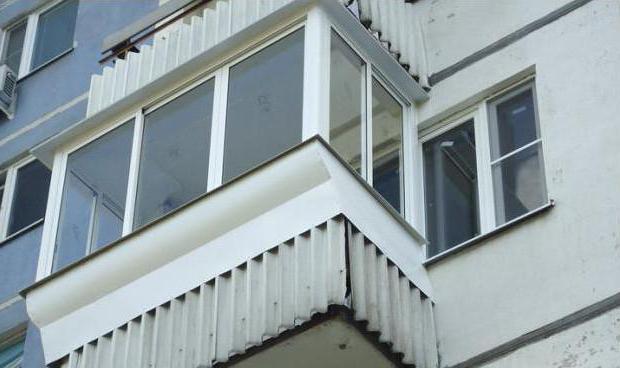 расширение балкона 