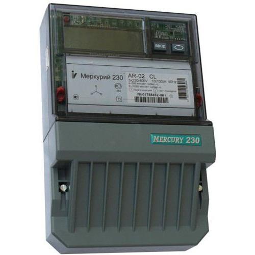 three-phase electric meters mercury