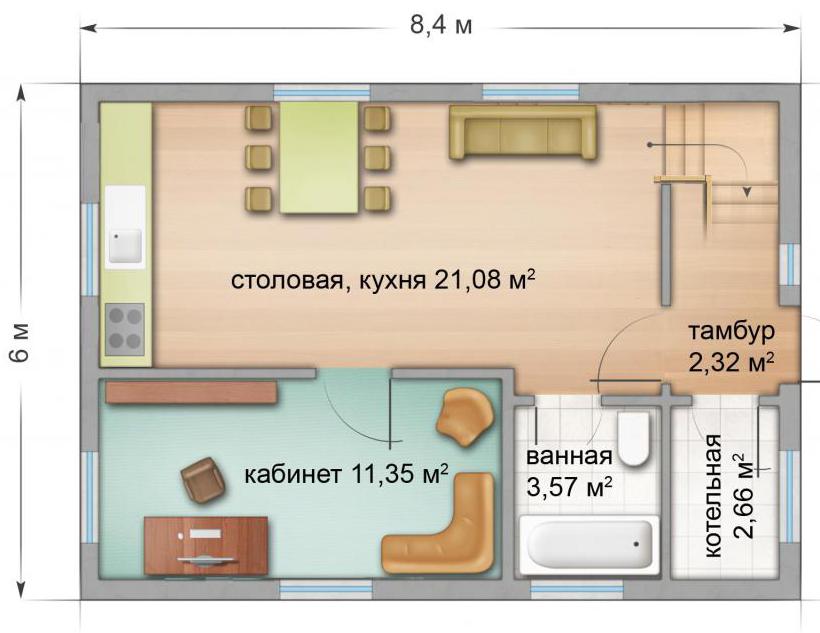 Frame house plan