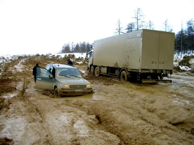 Регионы с плохими дорогами