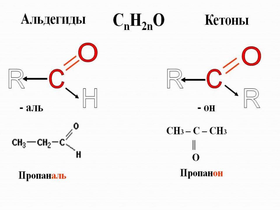 пропаналь формула