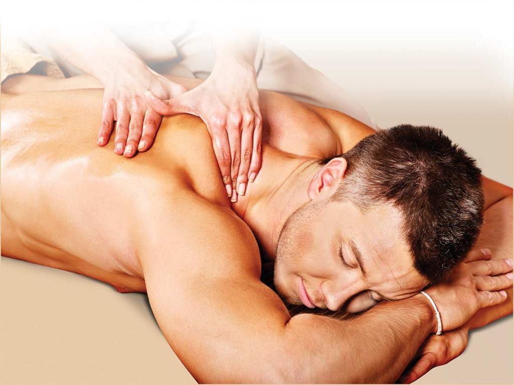 Muscular gay massage