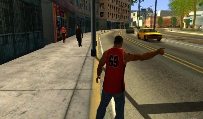 how in gta san andreas call a taxi