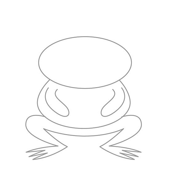 Как нарисовать лягушку в прыжке