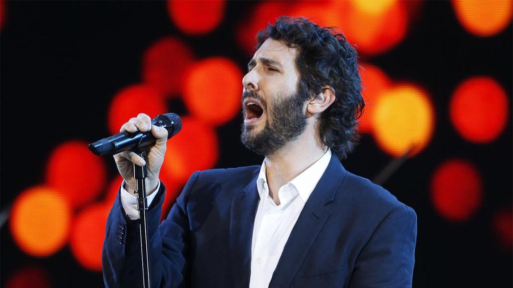 Josh Groban: photo from a concert in London