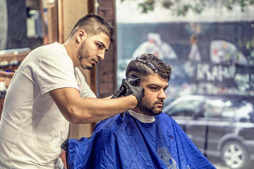 Men's haircut