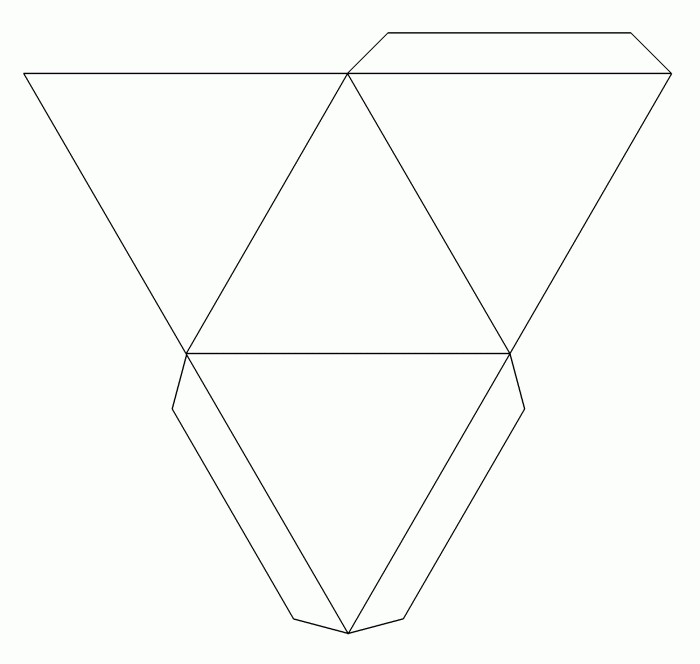 Как сделать развертку треугольник