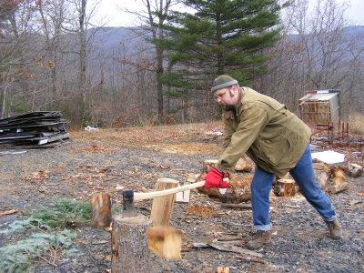 Колун для дров ручной