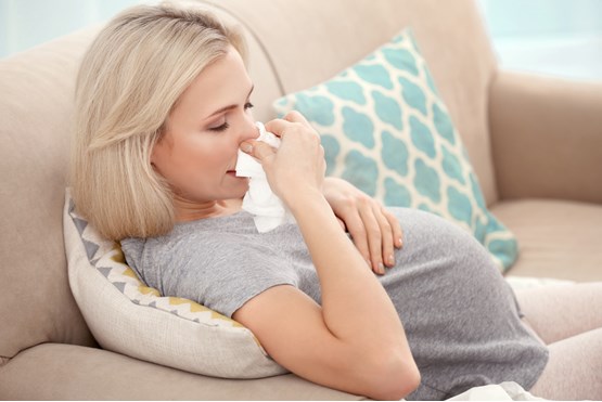 Простуда у беременной женщины