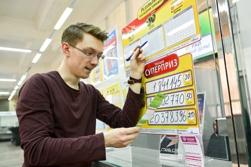 member checks his ticket