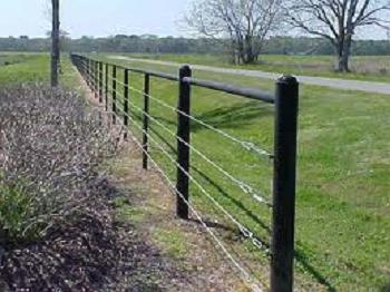 metal pipes for the fence