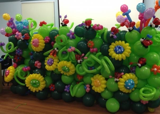 balloons make flowers