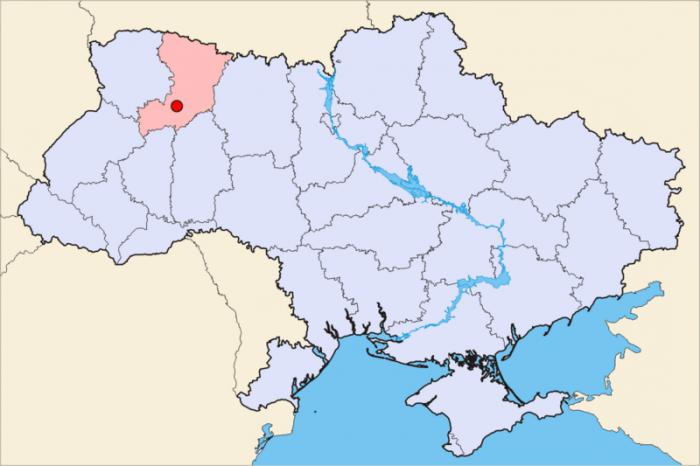 ровно на карте украины