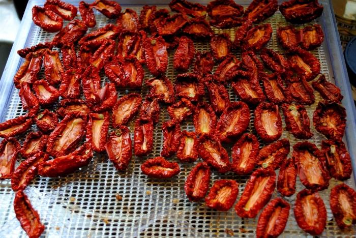 sun-dried tomatoes for the winter