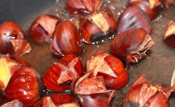 how to fry chestnuts in a pan