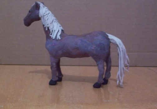 plasticine horse