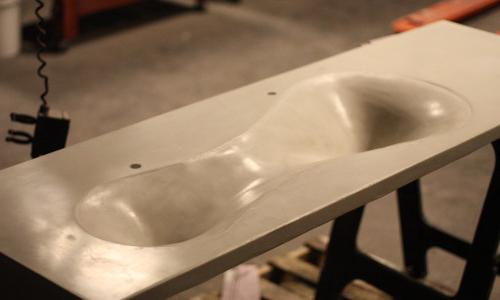 integrated sink made of artificial stone