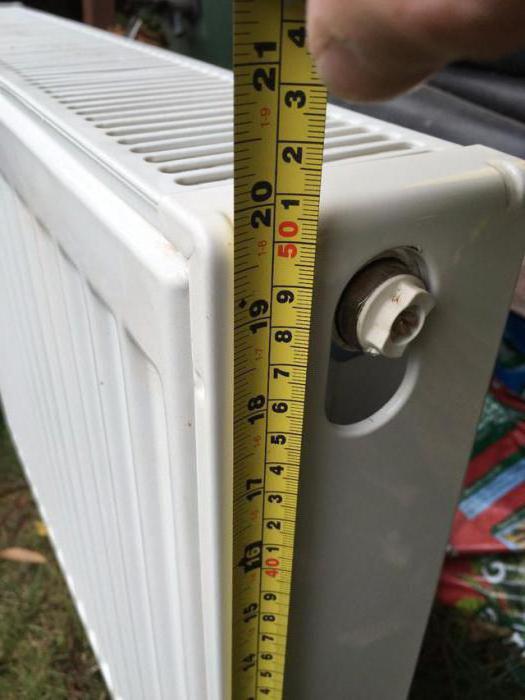 Минимальная высота радиатора отопления