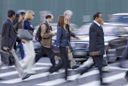 if the driver hit a pedestrian at a pedestrian crossing