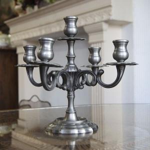 candelabra and candlesticks