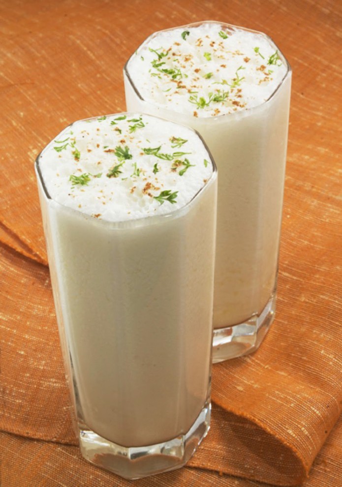 kefir with herbs and spices