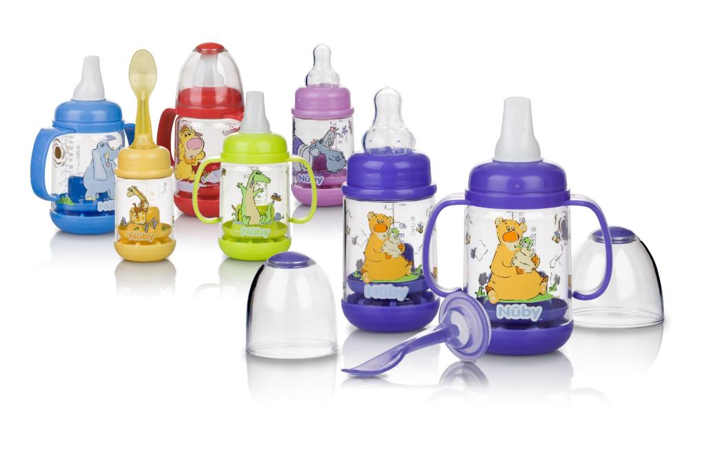 разнообразие детских бутылочек
