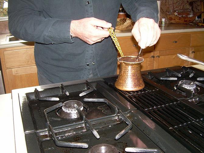как заваривать в турке кофе