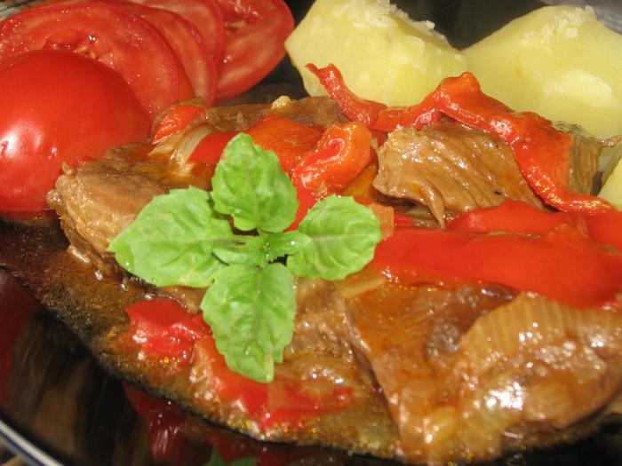 meat recipe with pepper