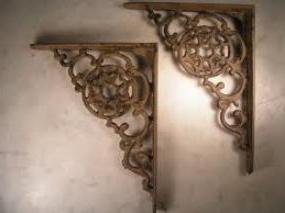 Forged shelf brackets