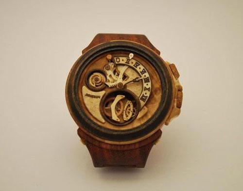 наручные часы деревянные
