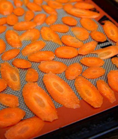 морковь сушеная в духовке 