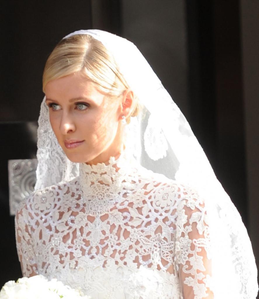 Nicky Hilton in the Mantilla