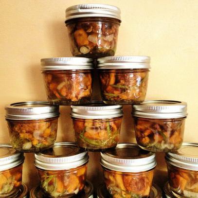 chanterelles pickled winter recipes