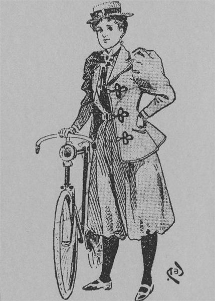 дама с велосипедом